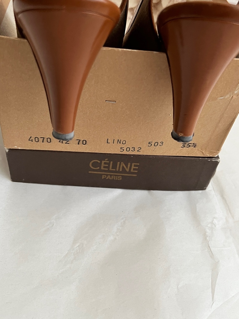 Celine Slingback Slip On Pumps - Picture 8 of 8